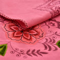 Divine Whispers Cotton Embroidered Bed Sheet
