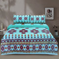 Imperial Sindhi Cotton Embroidered Bed Sheet Set