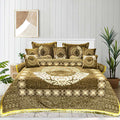 Mehndi Dream Fancy Jacquard Bed Sheet Set