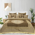 Serenity Waves Fancy Jacquard Bed Sheet Set