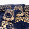 Crown Fancy Jacquard Bed Sheet Set