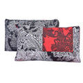 Red Blend 6pcs Mix Cotton Comforter Set