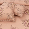 Blush Allure Embroidered bedsheet set