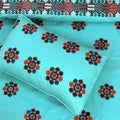 Mandala Blue Cotton Bed Sheet Set