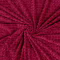 Berry Red Beauty Fleece Throw Blanket