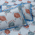 Majestic Blue Hue Multani Bed Sheet Set
