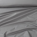 Grey Solid Bed Sheet Set