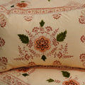 Brown Bash Cotton Embroidered Bed Sheet