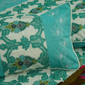 Ocean Cotton Embroidered Bed Sheet