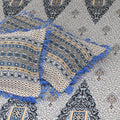 Blue Mahogany Multani Bed Sheet Set
